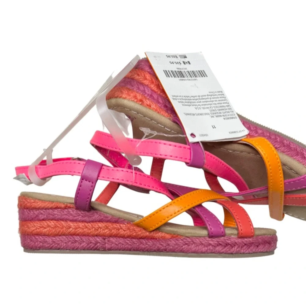 Gymboree neon espadrilles